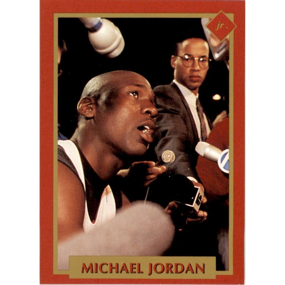 1991 Tuff Stuff Jr. Special Issue NBA FInals #8 Michael Jordan Chicago Bulls